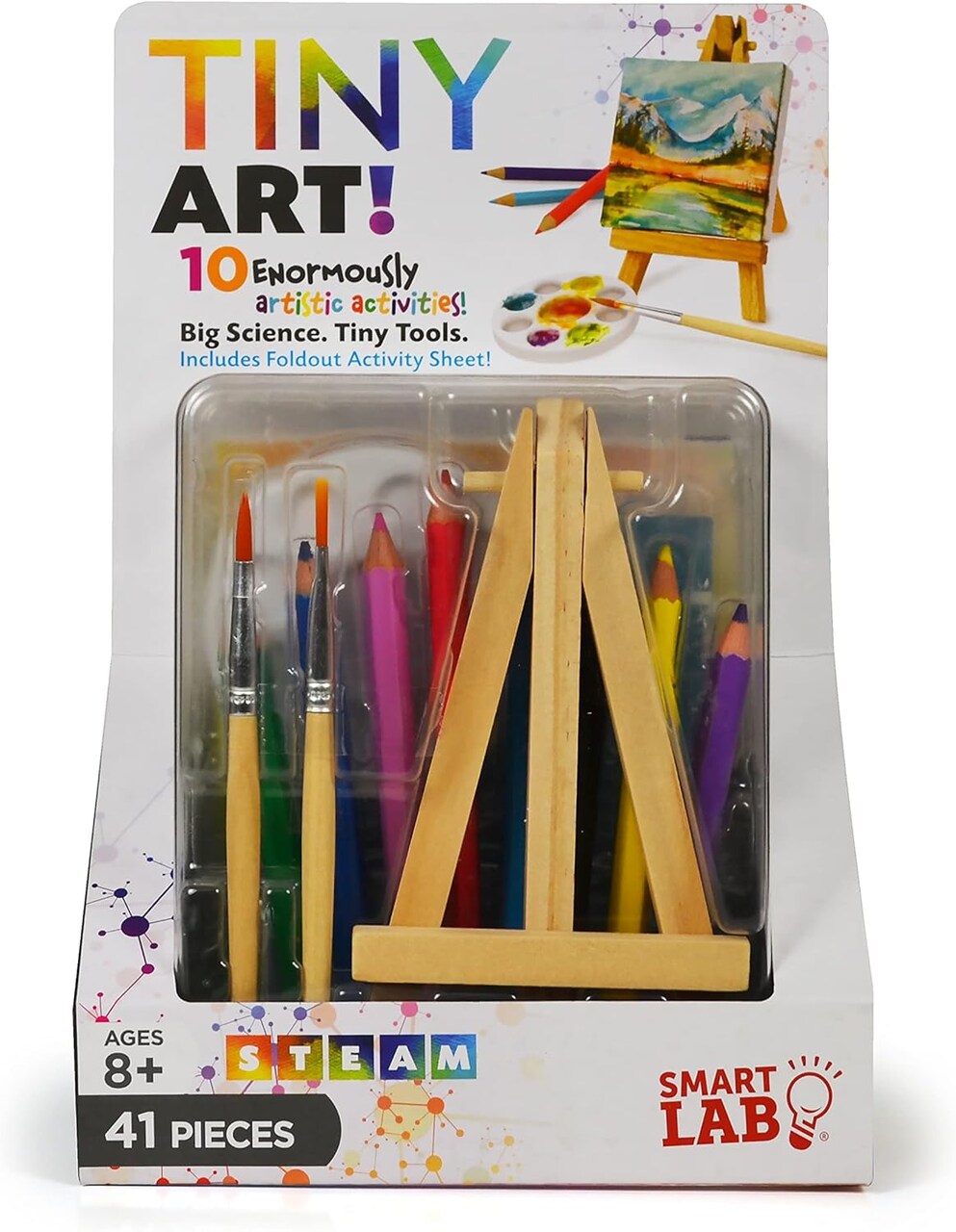 SmartLab Toys Tiny Art! - 10 Enormously Artistic Activities. Big Science. Tiny Tools, Multi